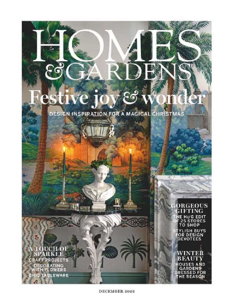 Homes & Gardens (Dez) Revista Importada Inglesa – B And White