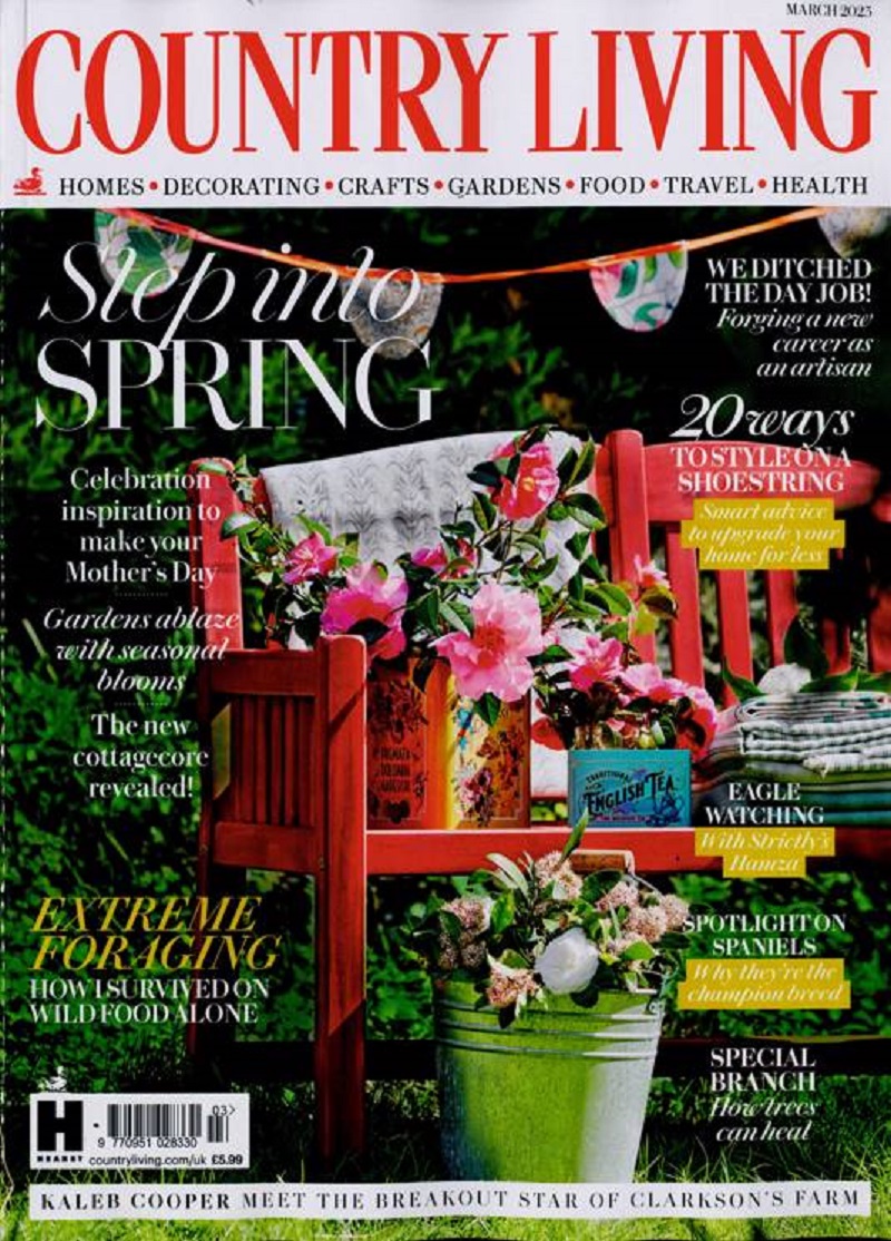 Country Living (Mar’23) Revista Importada Inglesa – B and White