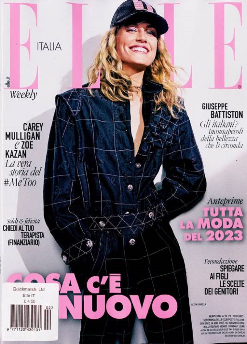 Elle Weekly (#12) Revista Importada Italiana – B and White