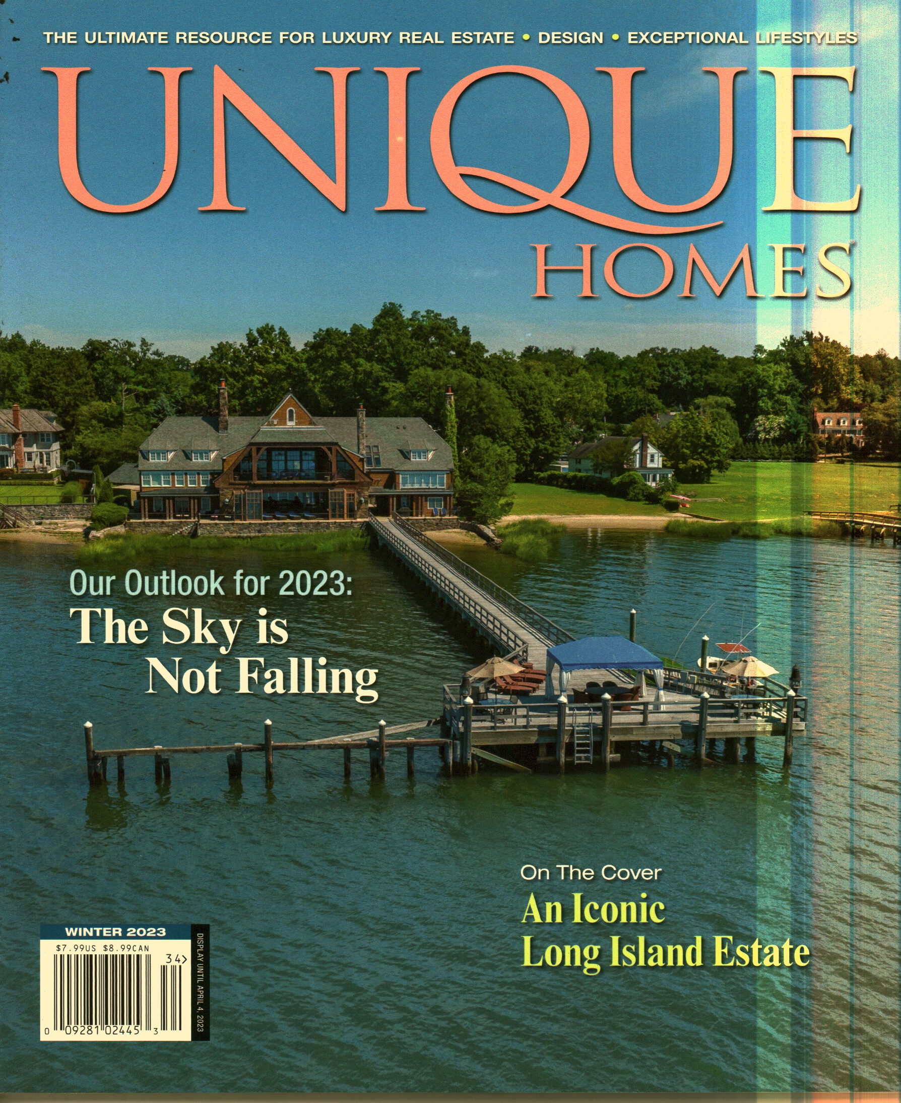 Unique Homes (Win23) Revista Importada Americana – B And White