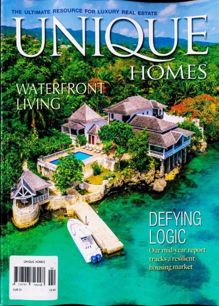 Unique Homes (Summer23) Revista Importada Americana – B And White